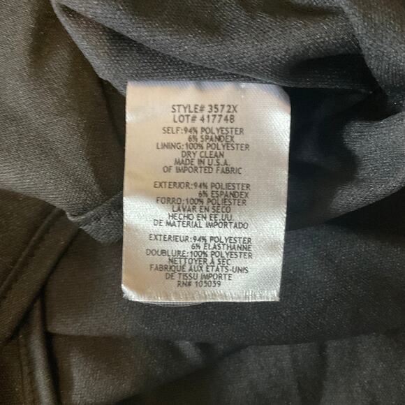 XSCAPE Black High Low Evening Gown Size 6 Ruffled Sleeveless Cut Out Formal - Picture 10 of 13